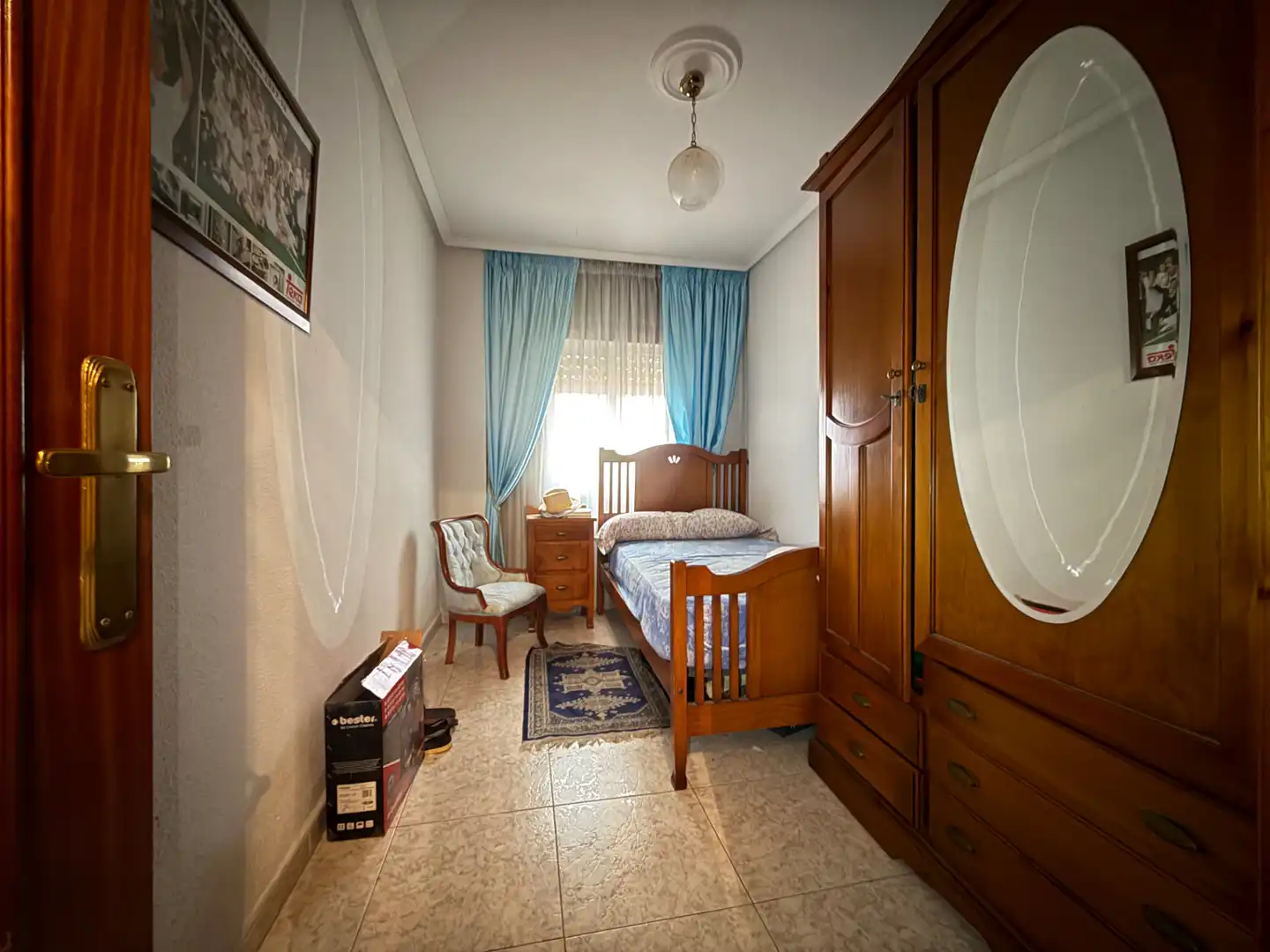 Bedroom of Flat for sale in Plasencia  with Furnished, Oven and Washing machine