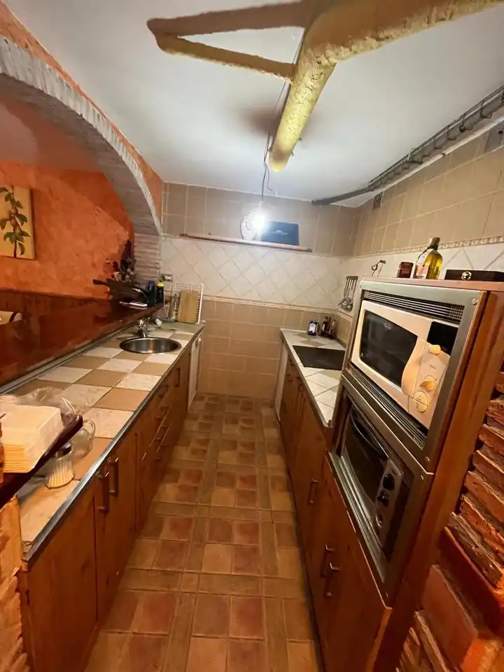 Cocina de Casa o chalet en venta en Cardeñajimeno con Calefacción, Jardín privado y Terraza