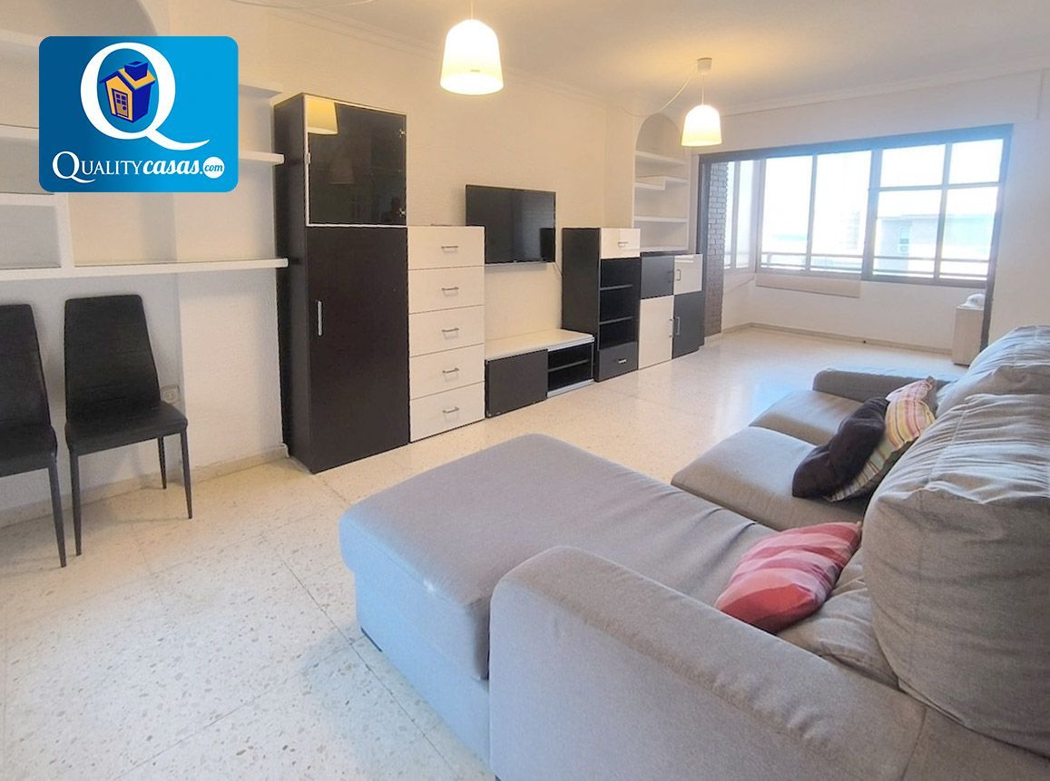 Living room of Flat for sale in Alicante / Alacant  with Air Conditioner, Heating and Storage room