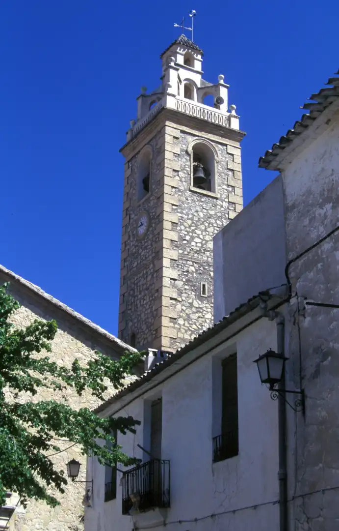 Vista exterior de Piso en venta en Torremanzanas / La Torre de les Maçanes con Calefacción, Terraza y Amueblado