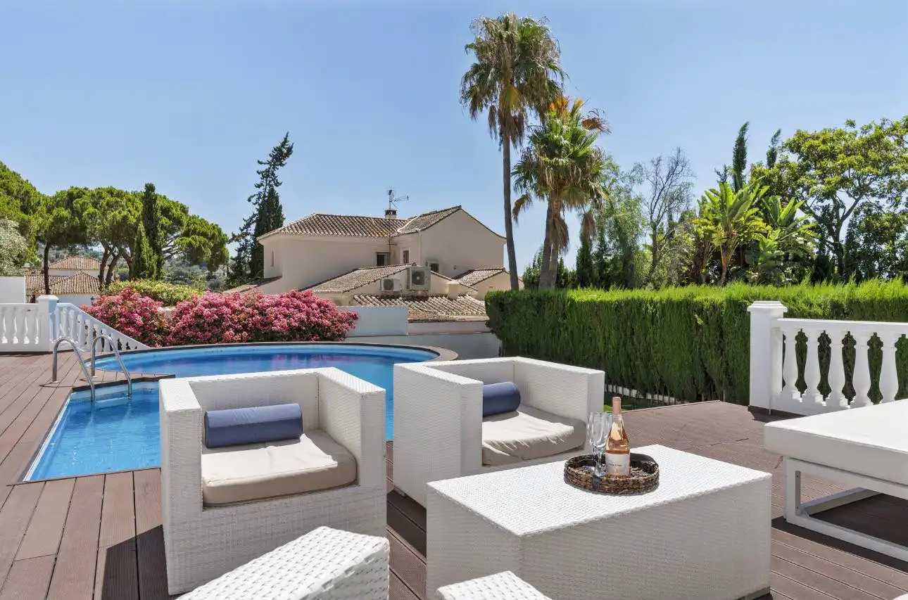 Terrassa de Casa o xalet de lloguer en Marbella amb Aire condicionat, Calefacció i Terrassa