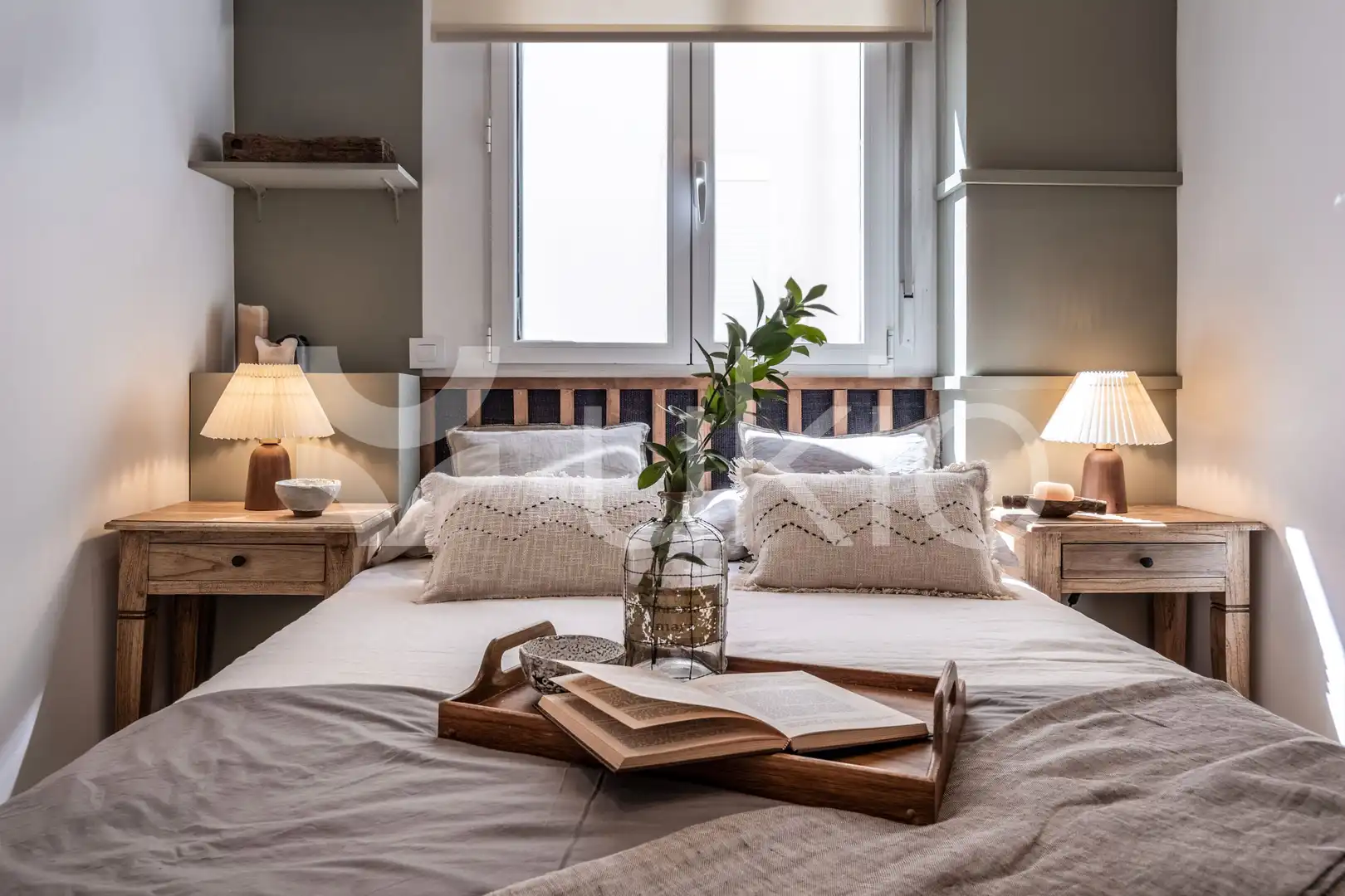Habitación de Apartamento de alquiler en Madrid con Aire acondicionado, Calefacción y Amueblado