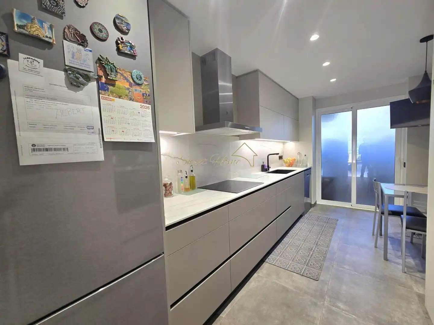 Kitchen of Flat for sale in Montgat  with Air Conditioner, Heating and Parquet flooring