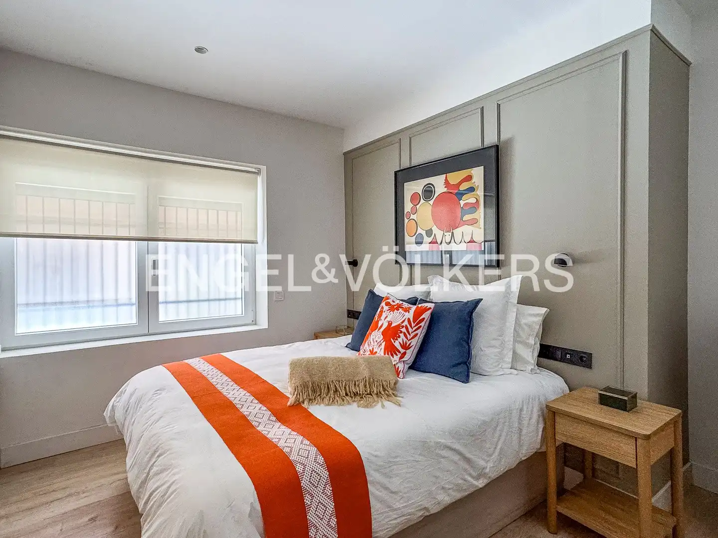 Bedroom of Flat for rent in Barcelona  with Air Conditioner, Heating and Parquet flooring