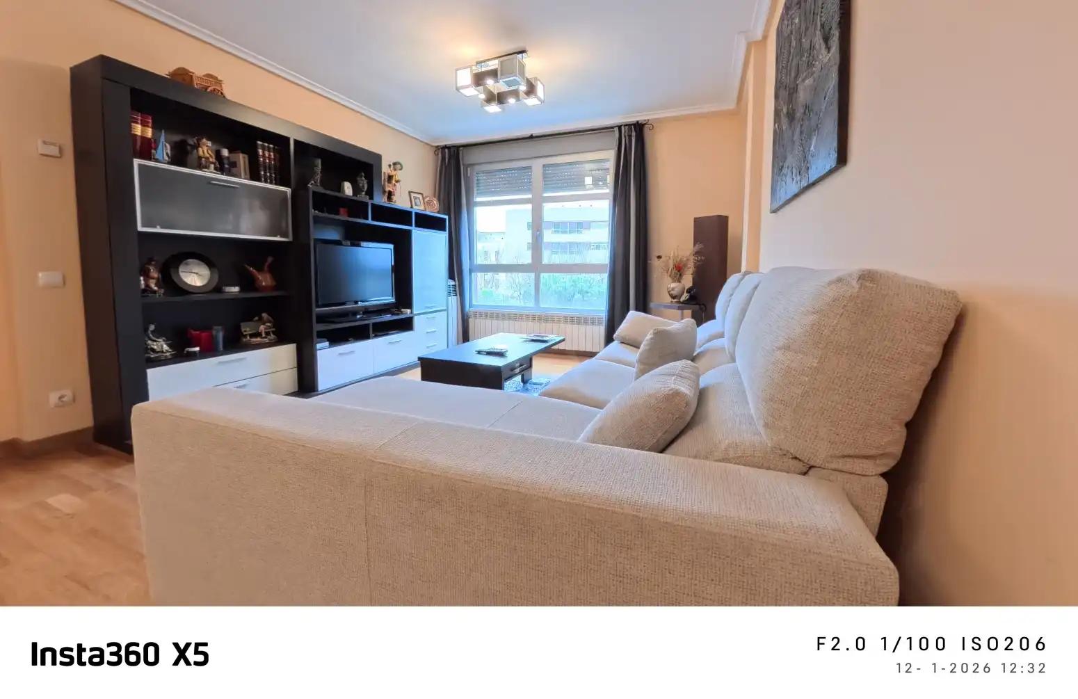 Wohnzimmer von Wohnung zum Verkauf in  Logroño mit Heizung, Privatgarten und Parkett