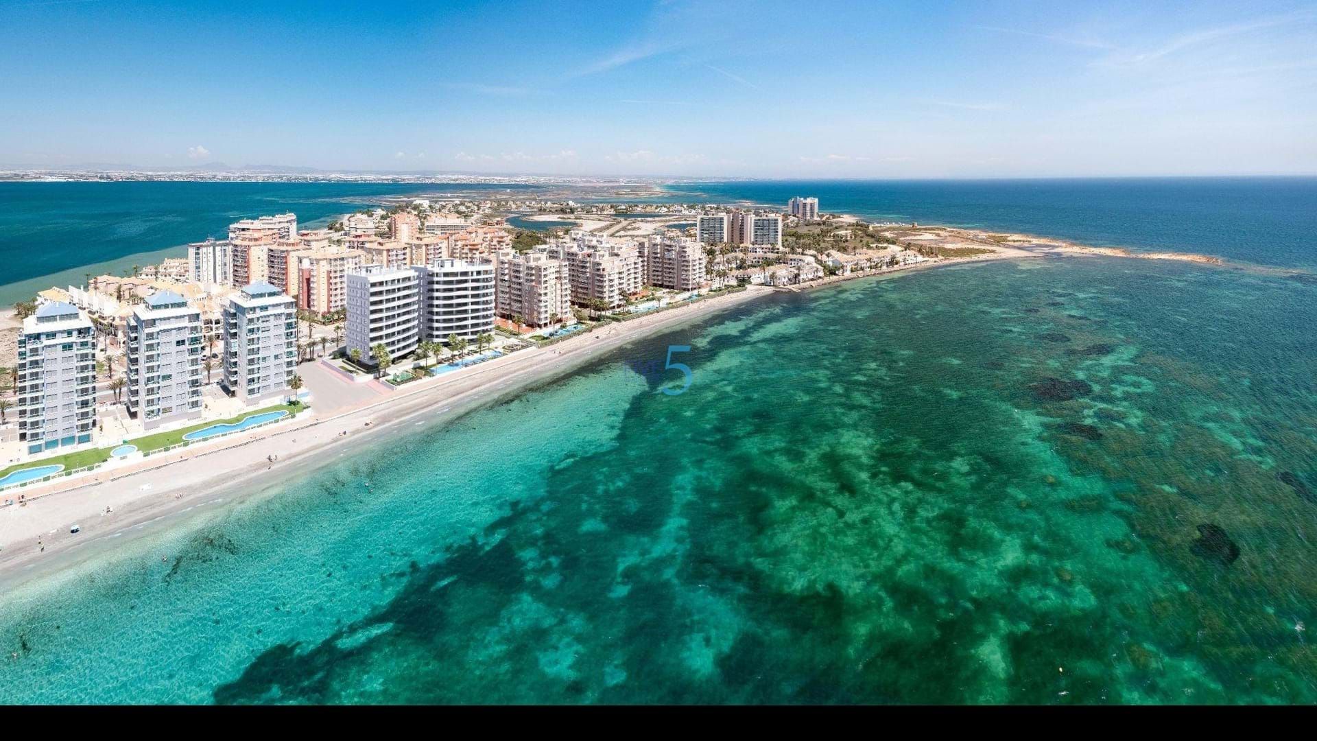 Außenansicht von Wohnung zum Verkauf in La Manga del Mar Menor mit Schwimmbad