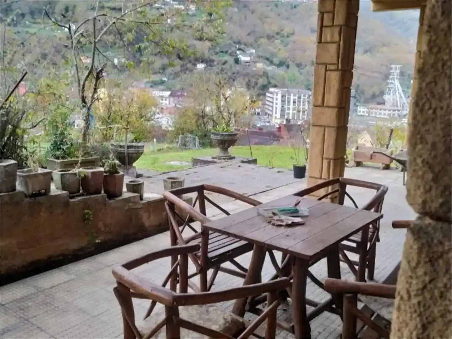 Terraza de Casa o chalet en venta en Aller