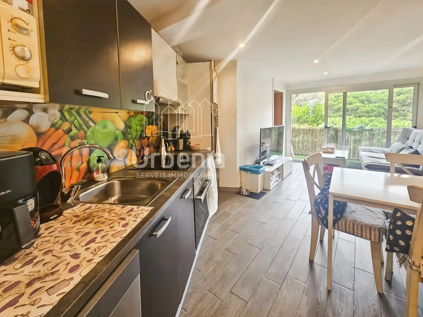 Cocina de Piso en venta en Sant Andreu de Llavaneres con Aire acondicionado, Calefacción y Terraza