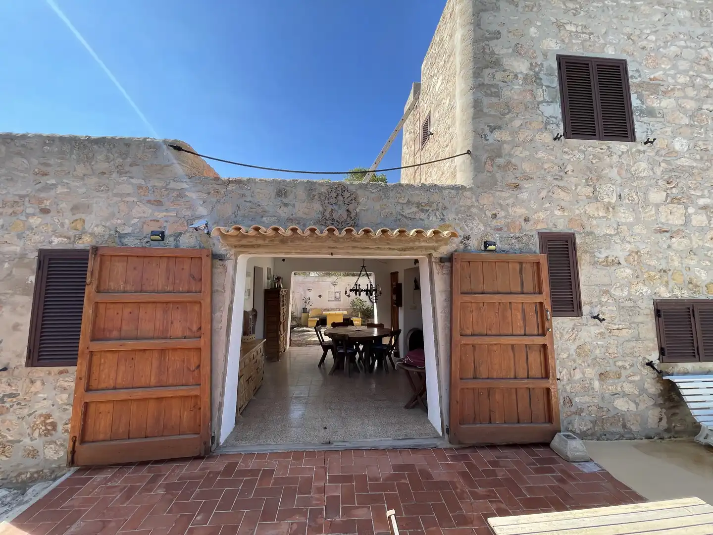 Vista exterior de Casa o xalet en venda en Formentera amb Jardí privat, Terrassa i Piscina