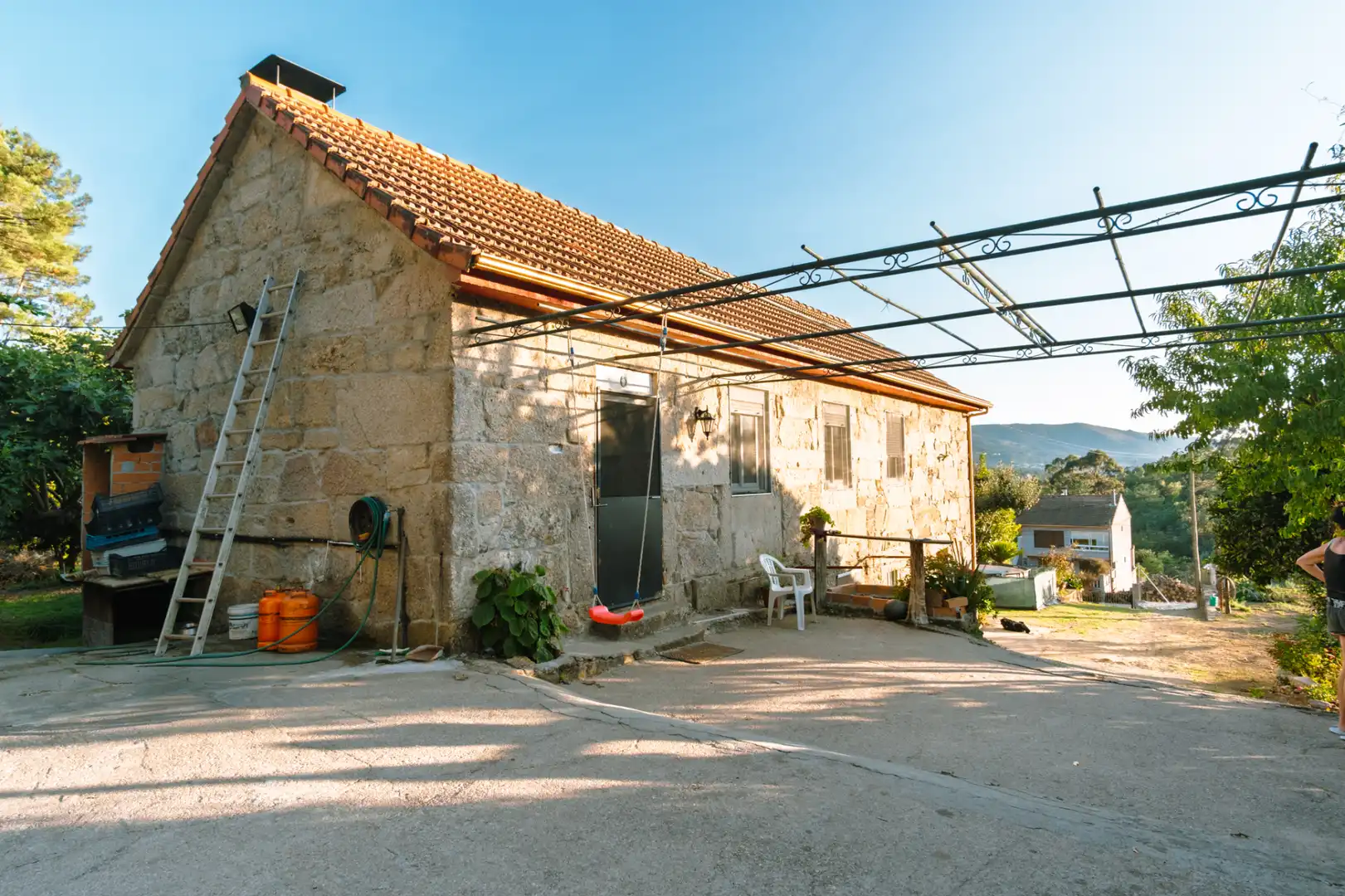 Vista exterior de Casa o chalet en venta en Arbo con Calefacción, Jardín privado y Terraza