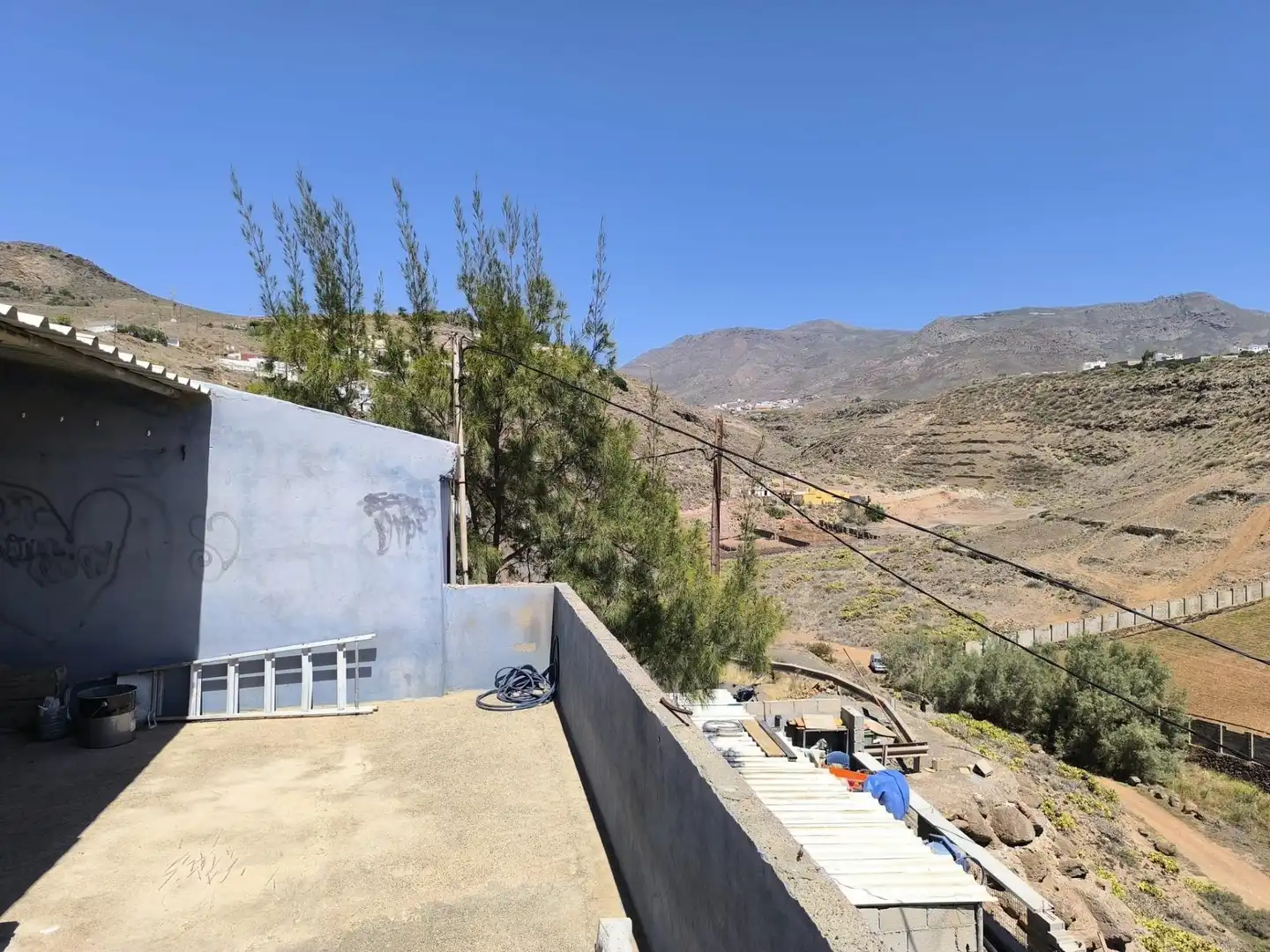 Vista exterior de Casa o xalet en venda en Gáldar