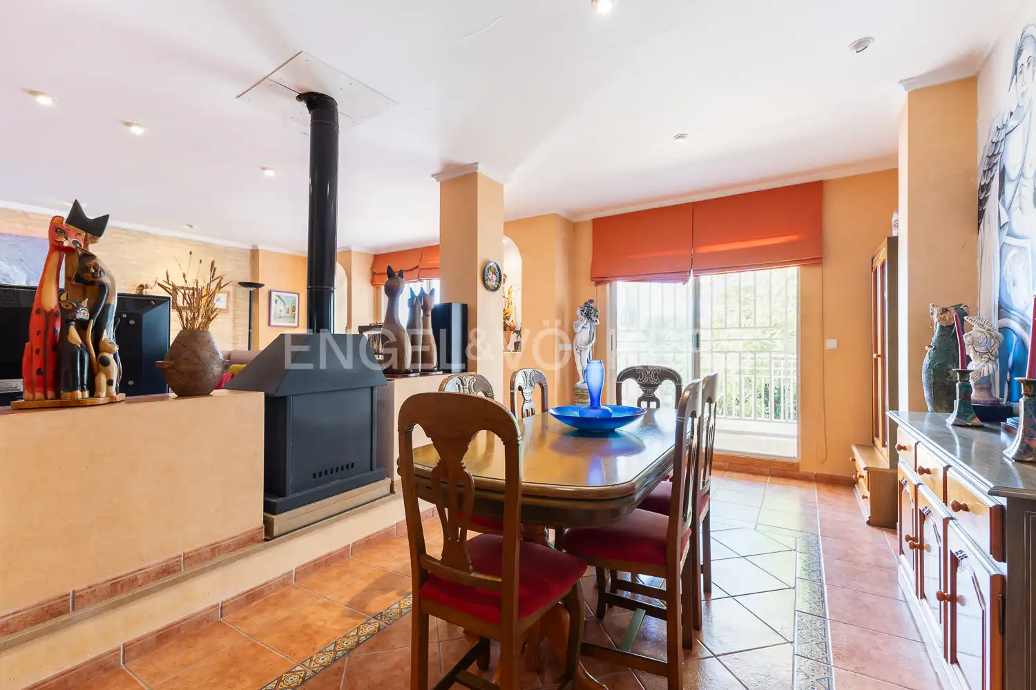 Dining room of Houses for sale in Benifaió  with Air Conditioner, Heating and Private garden