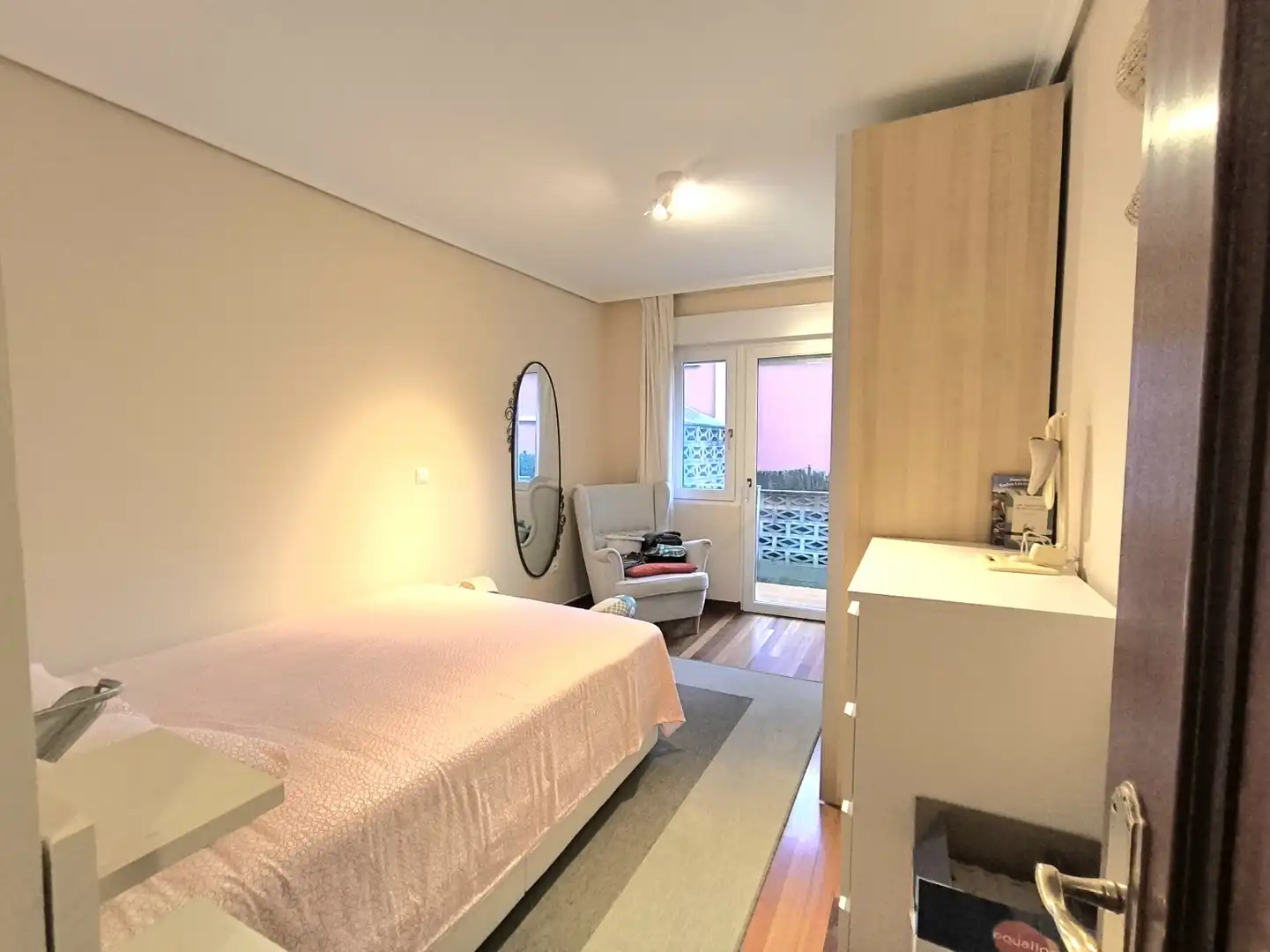 Bedroom of Flat for rent in Piélagos  with Heating, Private garden and Parquet flooring
