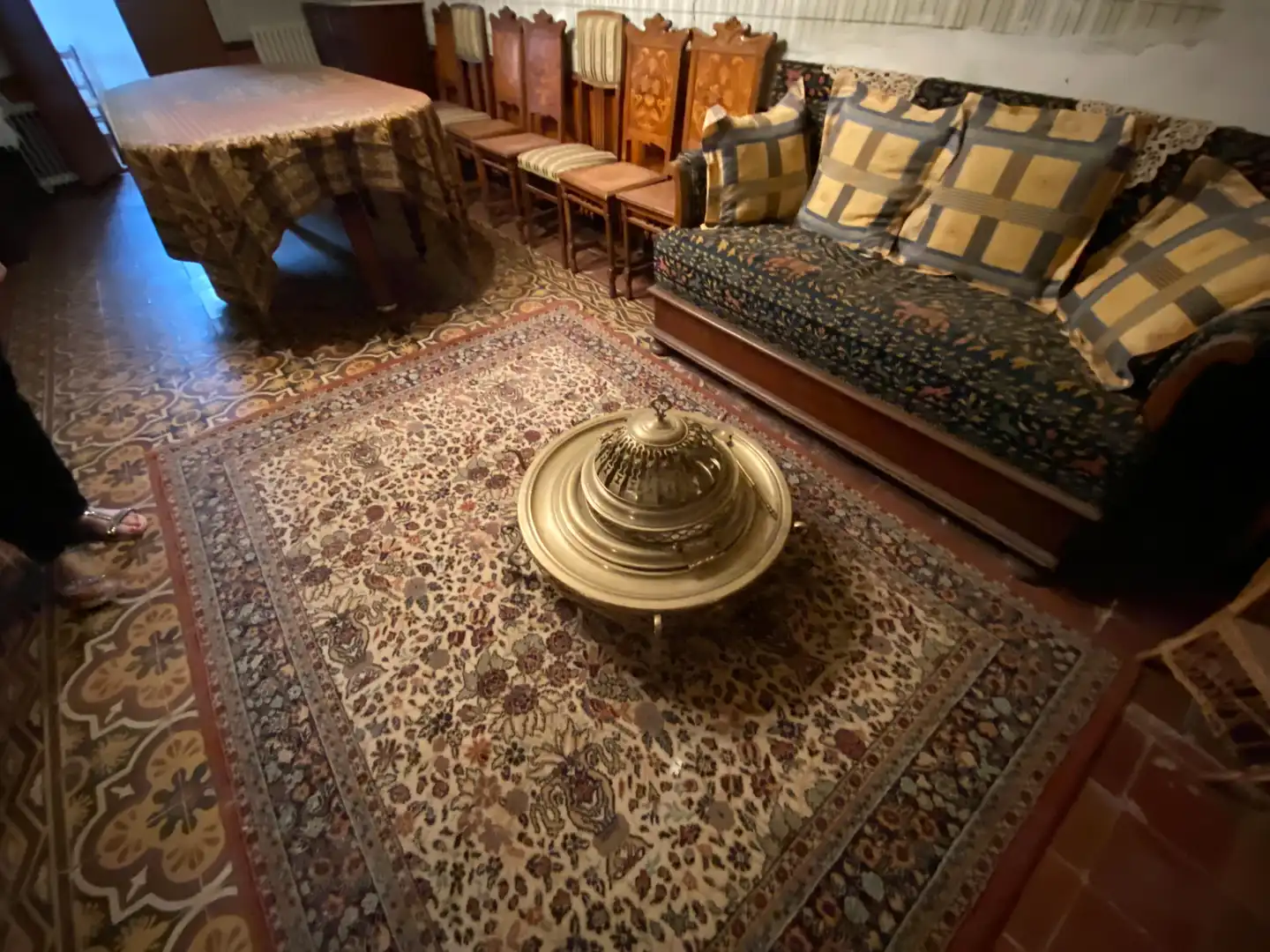 Sala d'estar de Casa o xalet en venda en Alcaraz amb Calefacció, Jardí privat i Moblat
