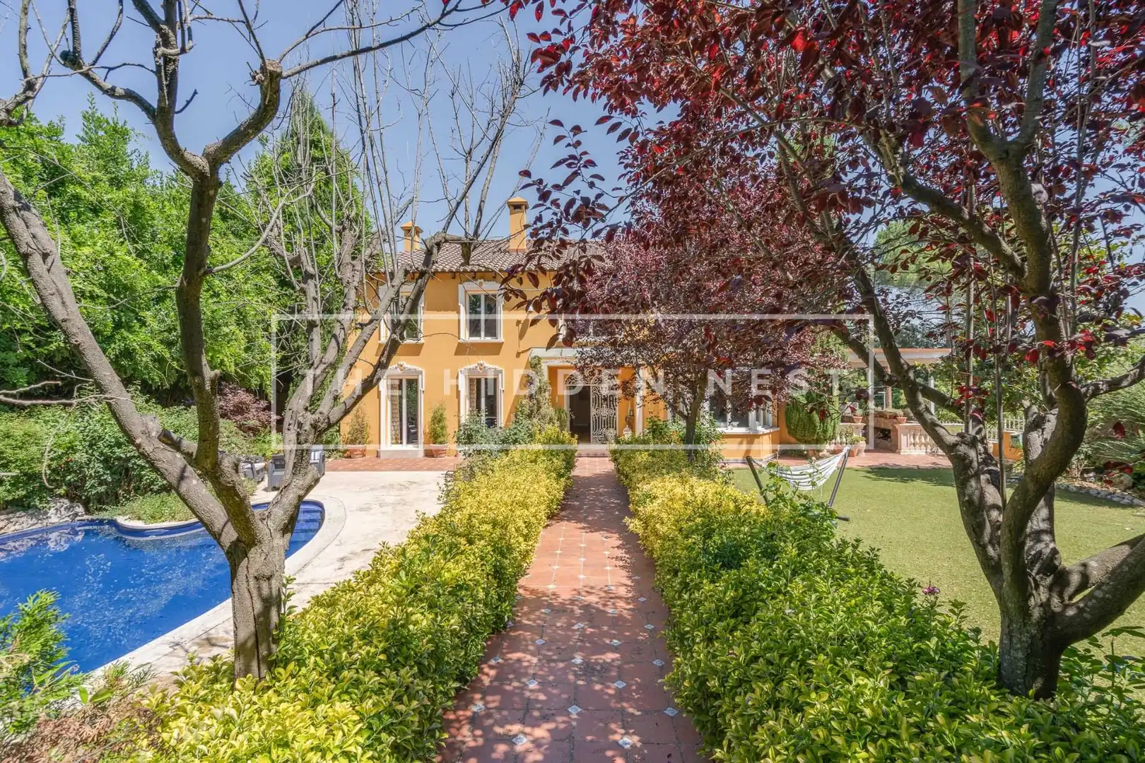 Jardí de Casa o xalet en venda en Sant Cugat del Vallès amb Aire condicionat, Calefacció i Jardí privat