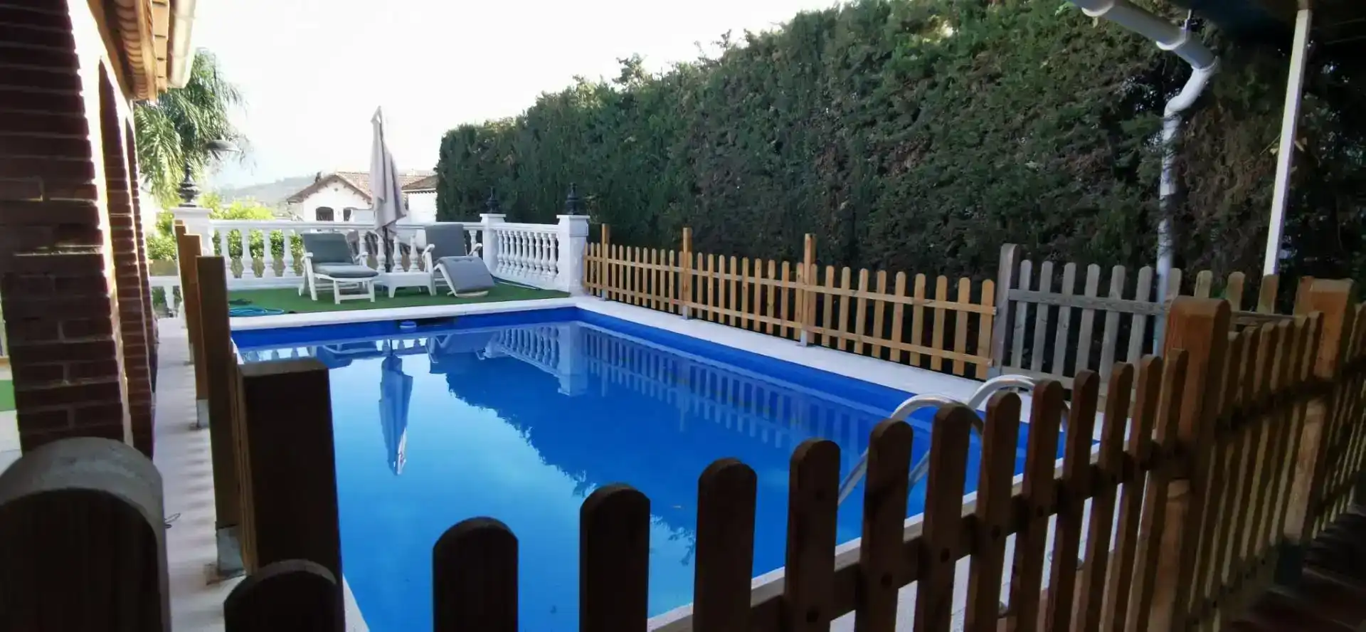 Piscina de Casa o xalet de lloguer en Coín amb Aire condicionat, Jardí privat i Piscina