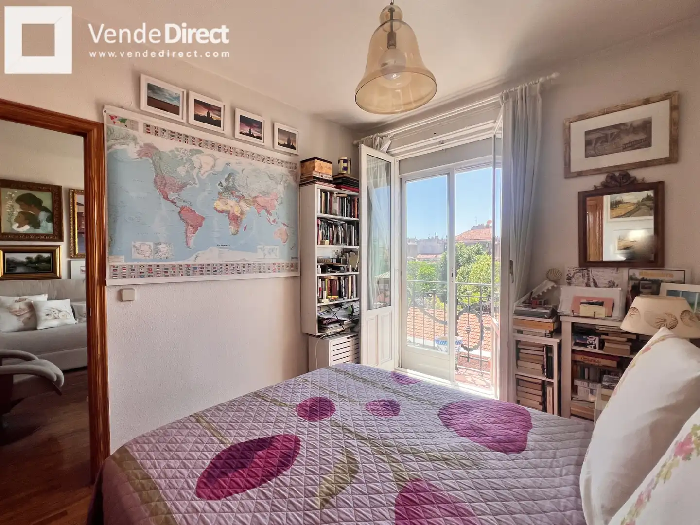 Habitación de Piso en venta en Madrid con Trastero, Amueblado y Balcón