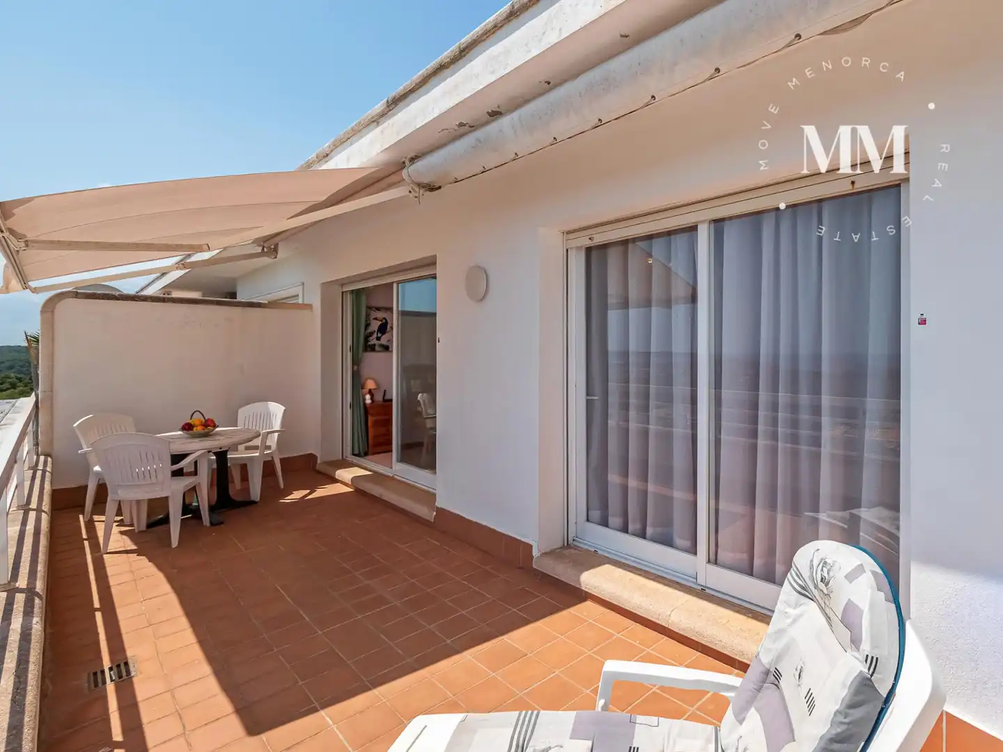 Terrasse von Wohnungen zum Verkauf in Es Mercadal mit Klimaanlage, Terrasse und Möbliert