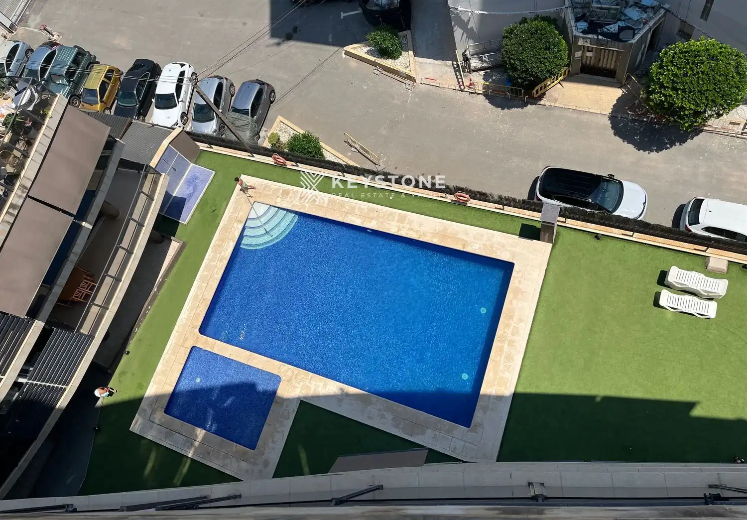 Piscina de Ático de alquiler en Alicante / Alacant con Aire acondicionado, Calefacción y Terraza