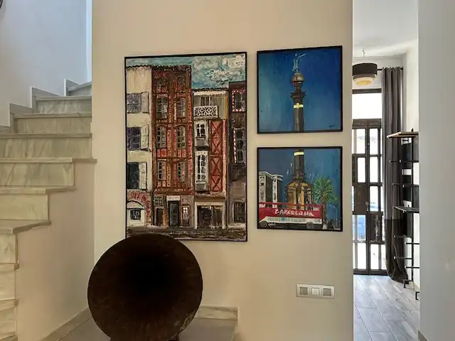 Vista exterior de Casa o chalet de alquiler en Barcelona con Aire acondicionado, Calefacción y Jardín privado