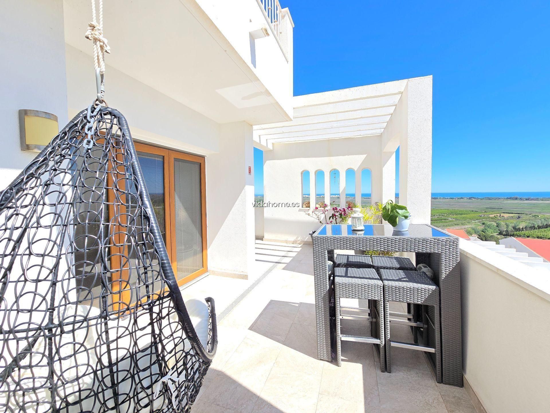Terrace of Flat for sale in Xeresa  with Air Conditioner, Private garden and Community pool