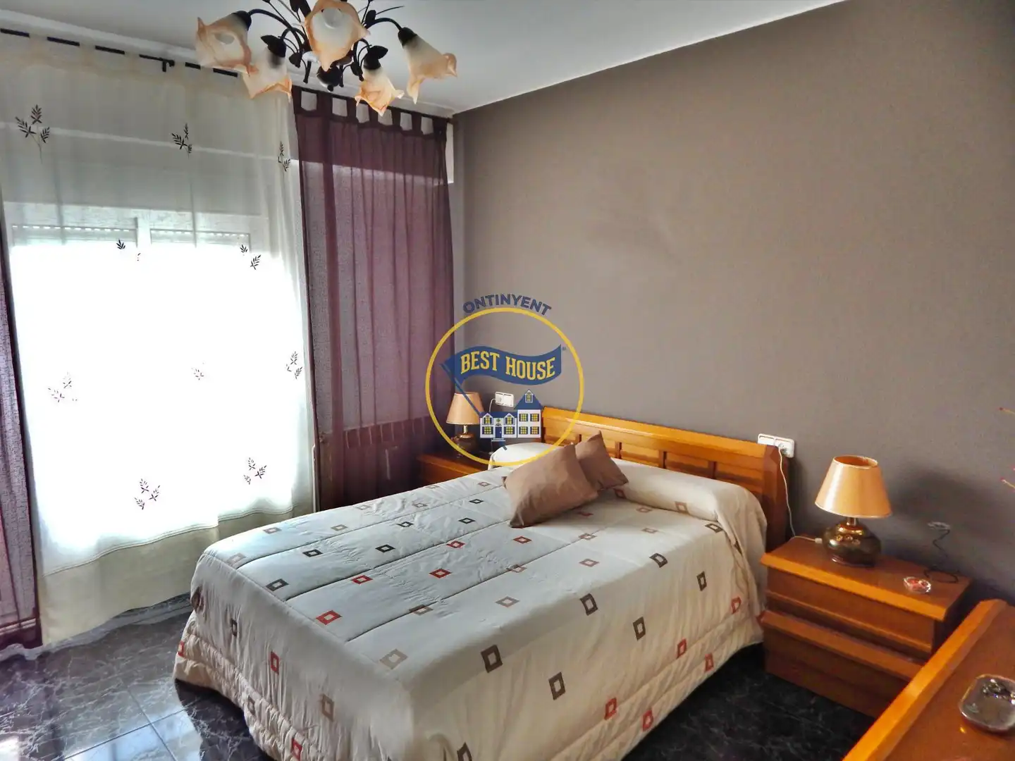 Schlafzimmer von Wohnung zum Verkauf in Banyeres de Mariola mit Heizung, Abstellraum und Balkon