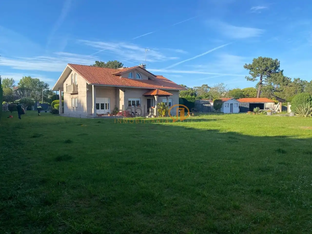 Jardín de Casa o chalet en venta en A Illa de Arousa  con Calefacción, Jardín privado y Terraza