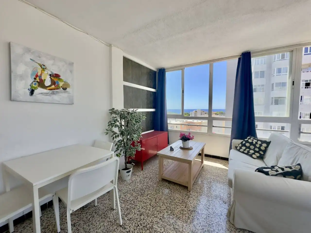 Sala de estar de Estudio en venta en  Palma de Mallorca con Aire acondicionado, Calefacción y Amueblado