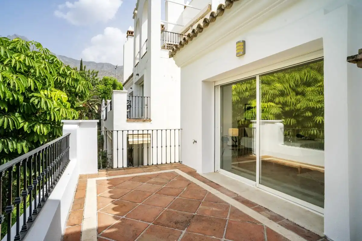 Terrace of Flat for sale in Marbella  with Air Conditioner, Heating and Private garden