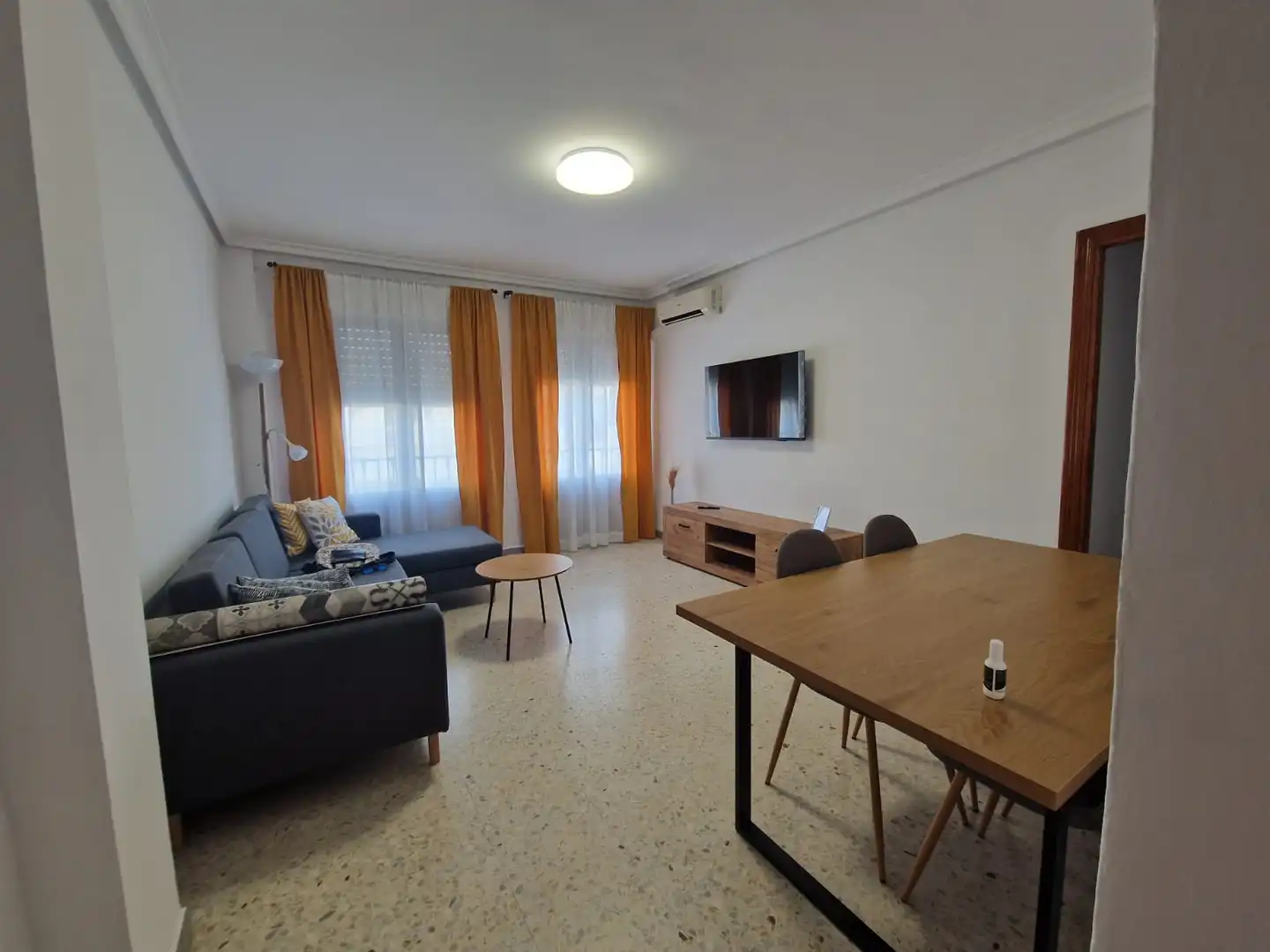 Sala de estar de Piso en venta en Jerez de los Caballeros con Aire acondicionado, Amueblado y Balcón