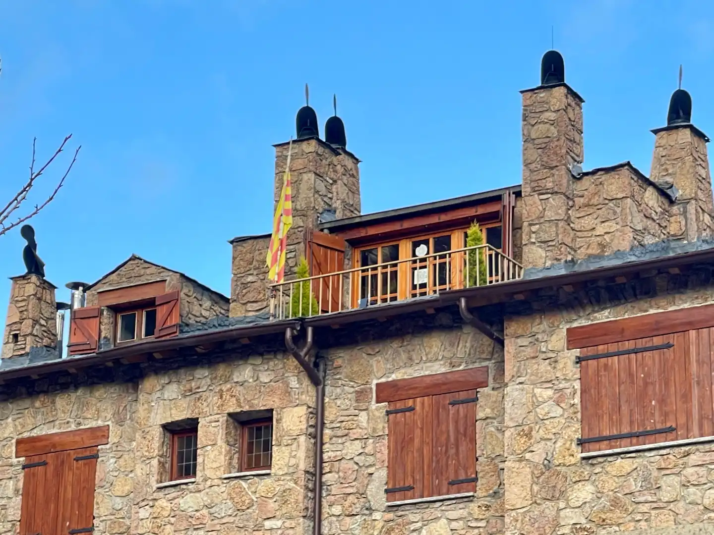 Vista exterior de Ático en venta en Setcases con Calefacción, Terraza y Amueblado