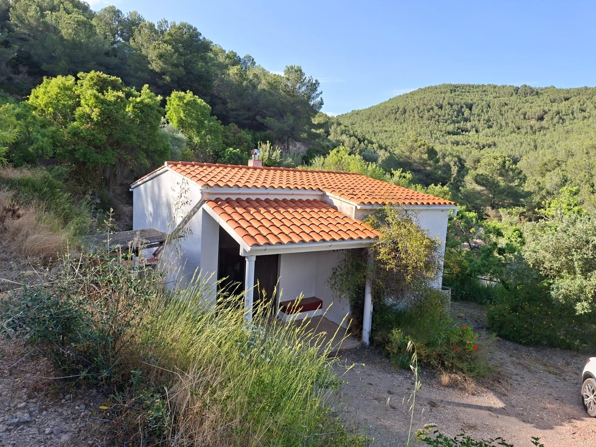 Exterior view of Country house for sale in Borriol  with Private garden, Terrace and Storage room