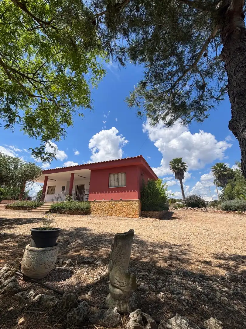 Vista exterior de Casa o chalet en venta en Catadau con Aire acondicionado, Jardín privado y Terraza