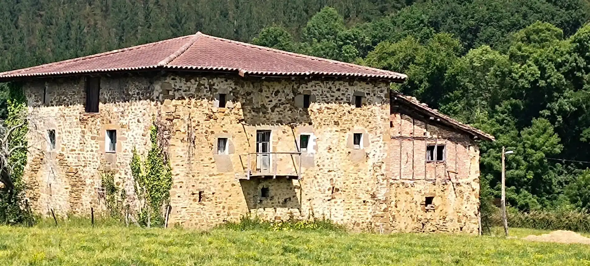 Vista exterior de Finca rústica en venda en Ayala / Aiara amb Balcó
