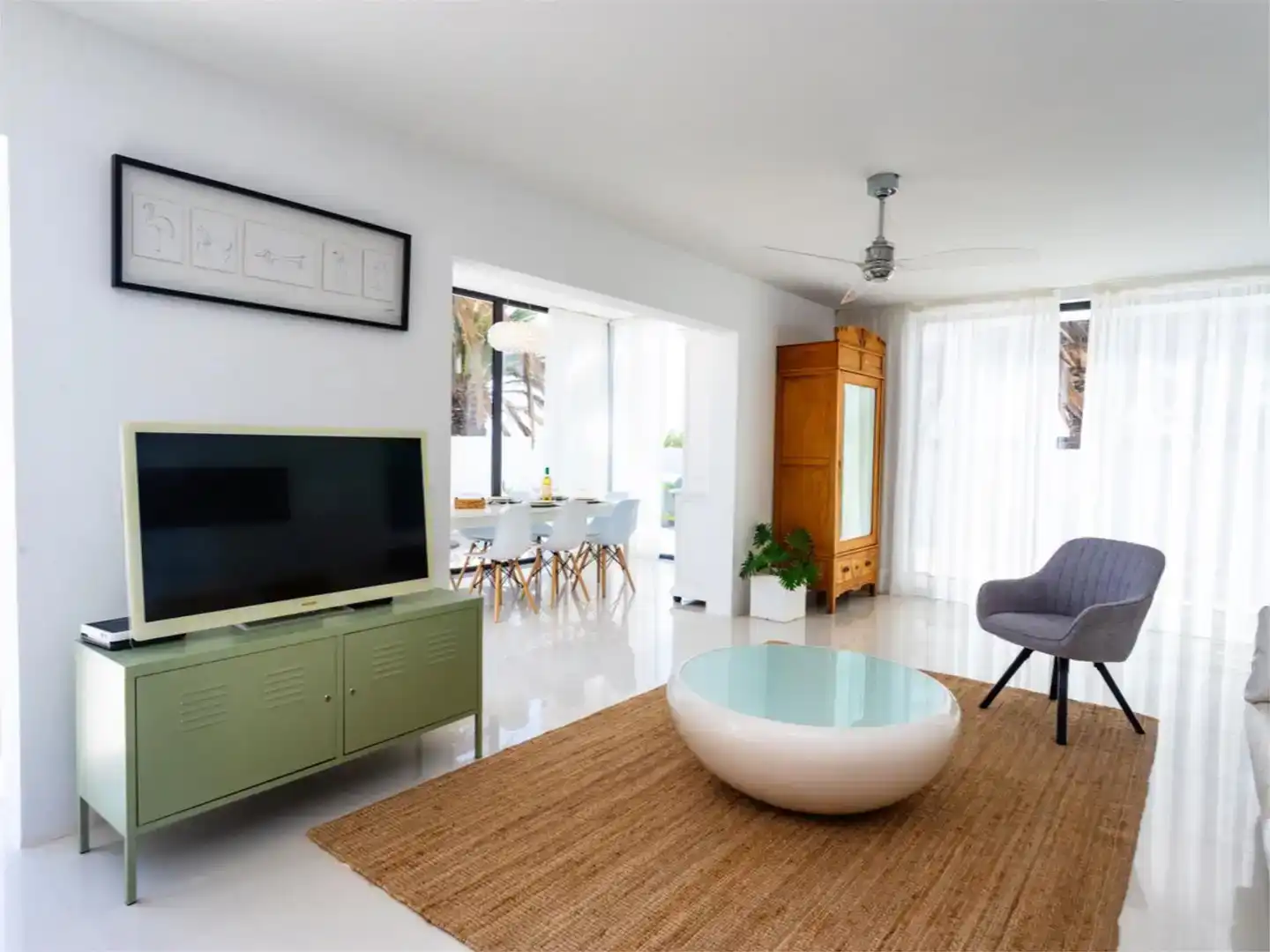 Sala de estar de Casa o chalet en venta en Teguise con Jardín privado y Piscina