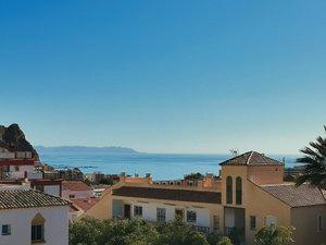 Exterior view of Attic for sale in Roquetas de Mar  with Air Conditioner, Private garden and Terrace