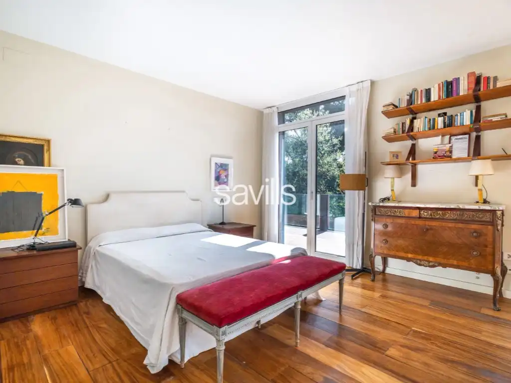 Schlafzimmer von Haus oder Chalet zur Miete in Esplugues de Llobregat mit Privatgarten, Terrasse und Schwimmbad