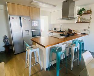 Kitchen of Flat to rent in Dénia  with Air Conditioner