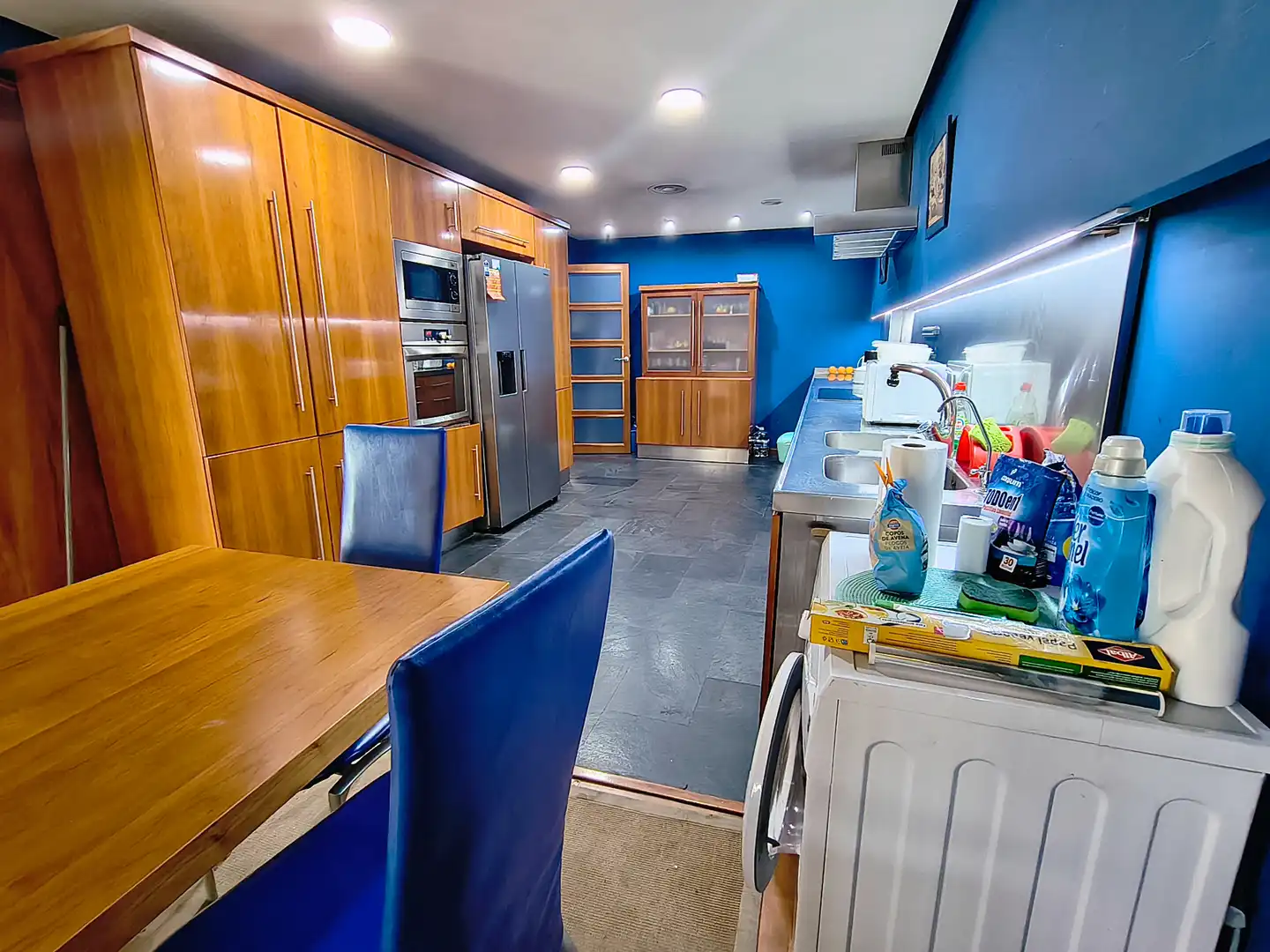 Cocina de Casa o chalet de alquiler en San Vicente del Raspeig / Sant Vicent del Raspeig con Aire acondicionado, Parquet y Amueblado