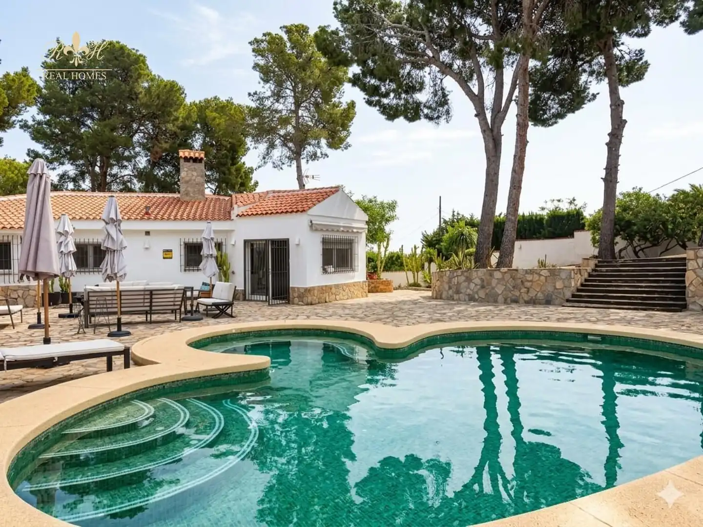 Schwimmbecken von Haus oder Chalet zum Verkauf in L'Alfàs del Pi mit Klimaanlage und Schwimmbad