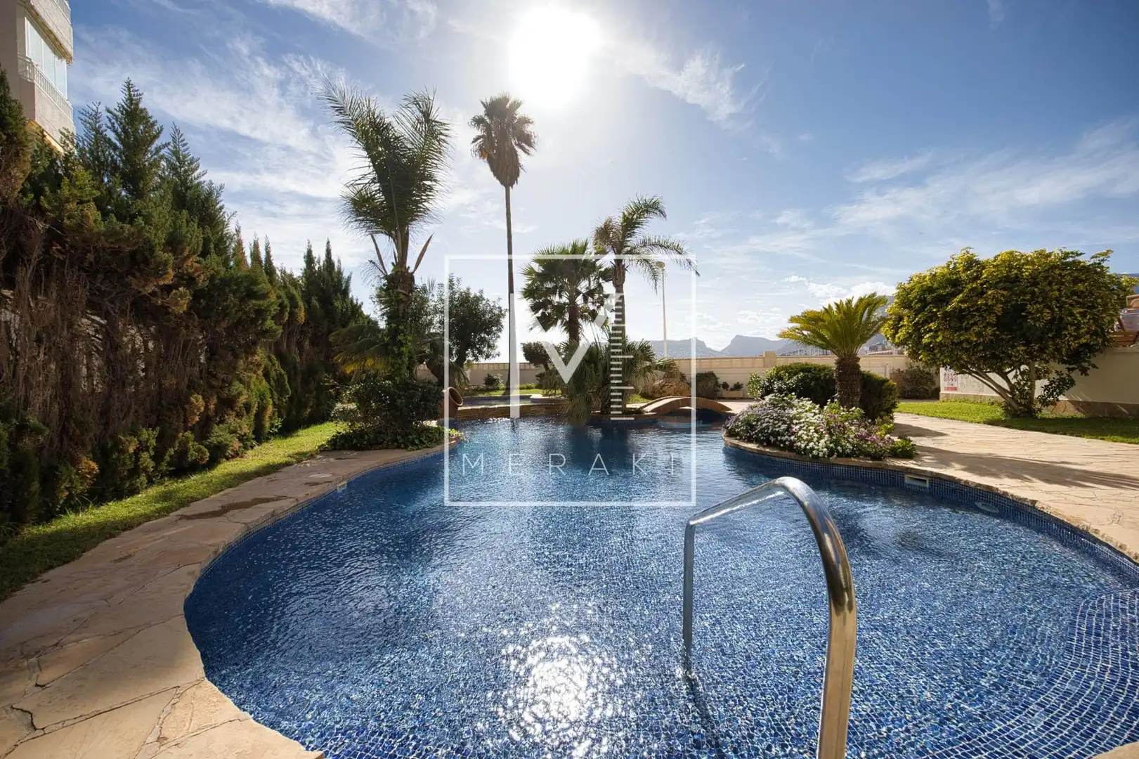 Piscina de Apartamento en venta en Calpe / Calp con Aire acondicionado, Jardín privado y Terraza
