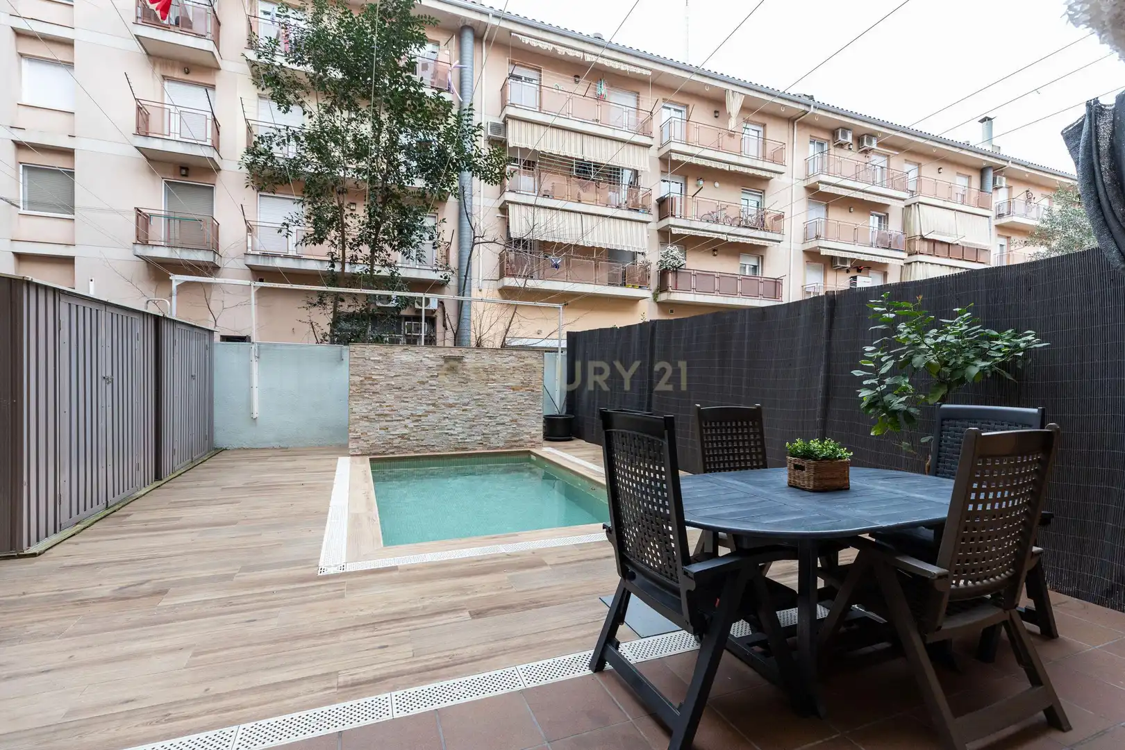 Terrace of Apartments for sale in Mollet del Vallès  with Air Conditioner and Swimming Pool