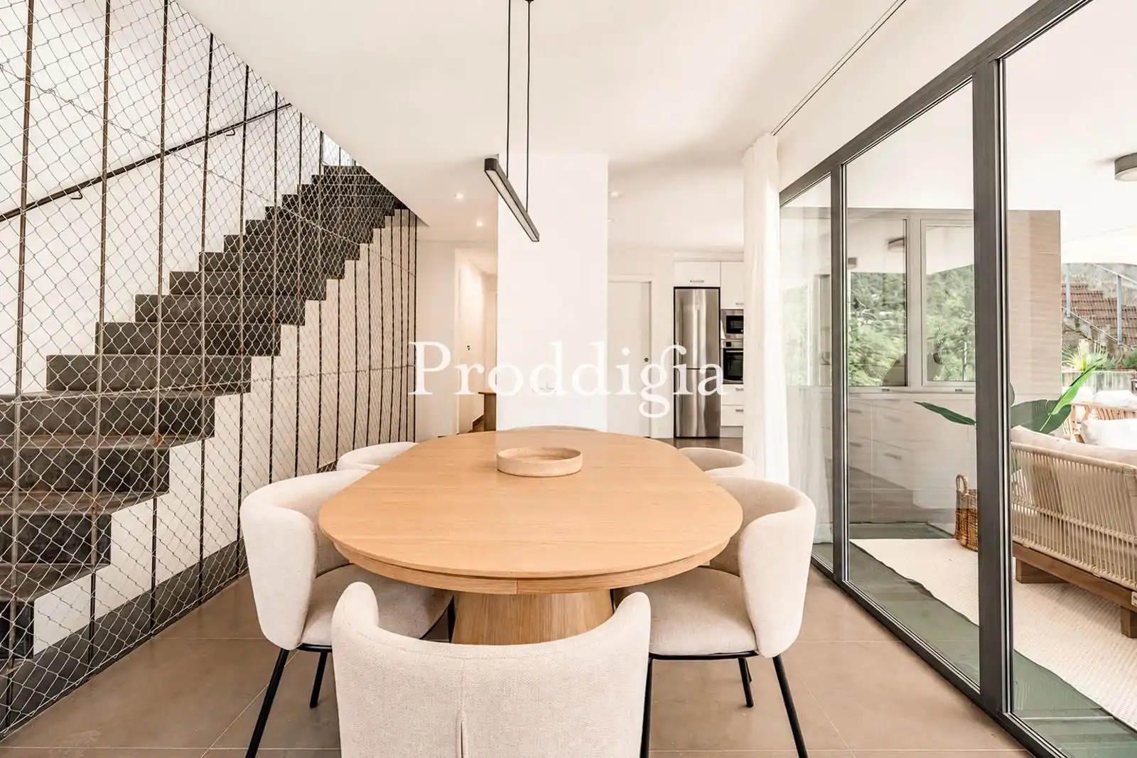 Comedor de Casa o chalet de alquiler en Barcelona con Aire acondicionado, Calefacción y Amueblado