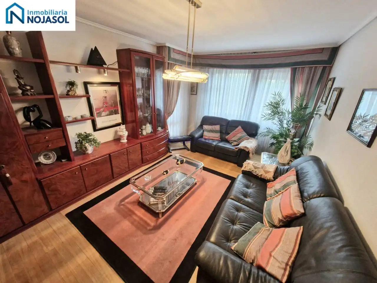 Sala de estar de Piso en venta en Hazas de Cesto con Parquet, Terraza y Amueblado