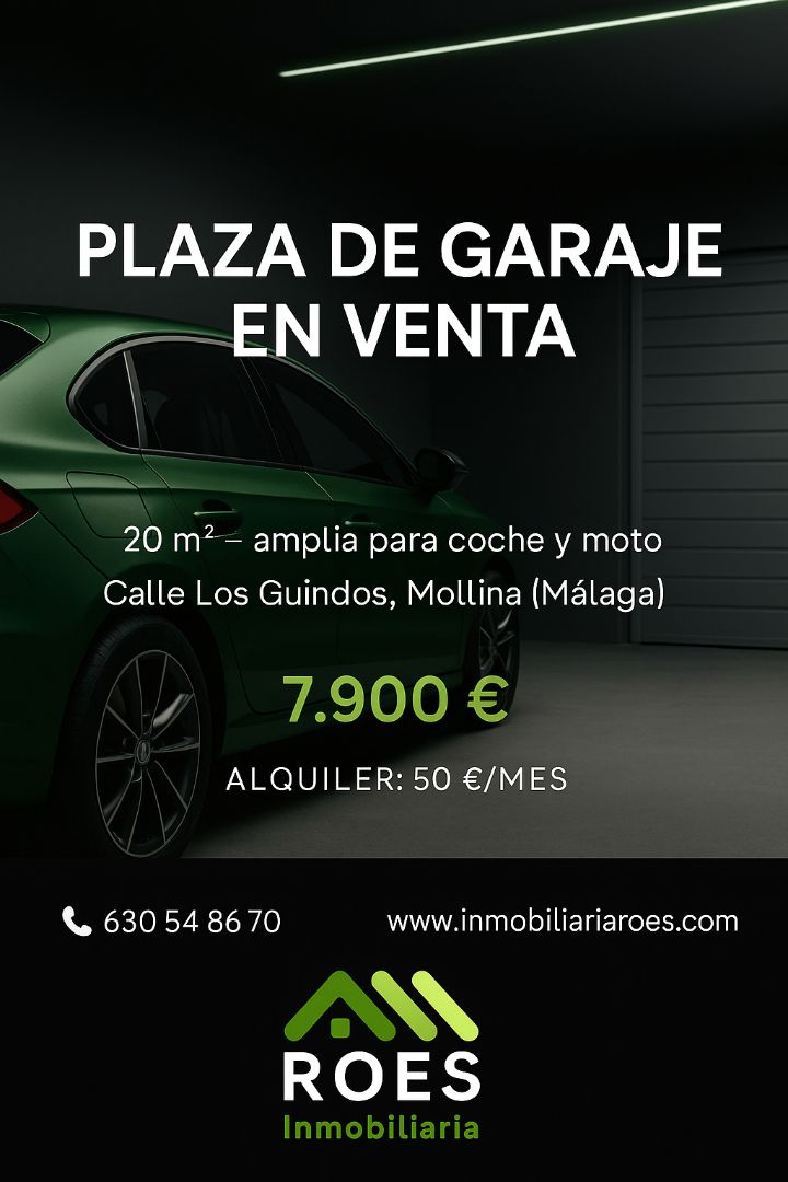 Parking of Garage for sale in Mollina