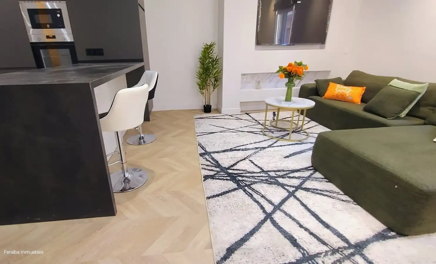 Sala de estar de Piso en venta en Madrid con Aire acondicionado, Calefacción y Amueblado