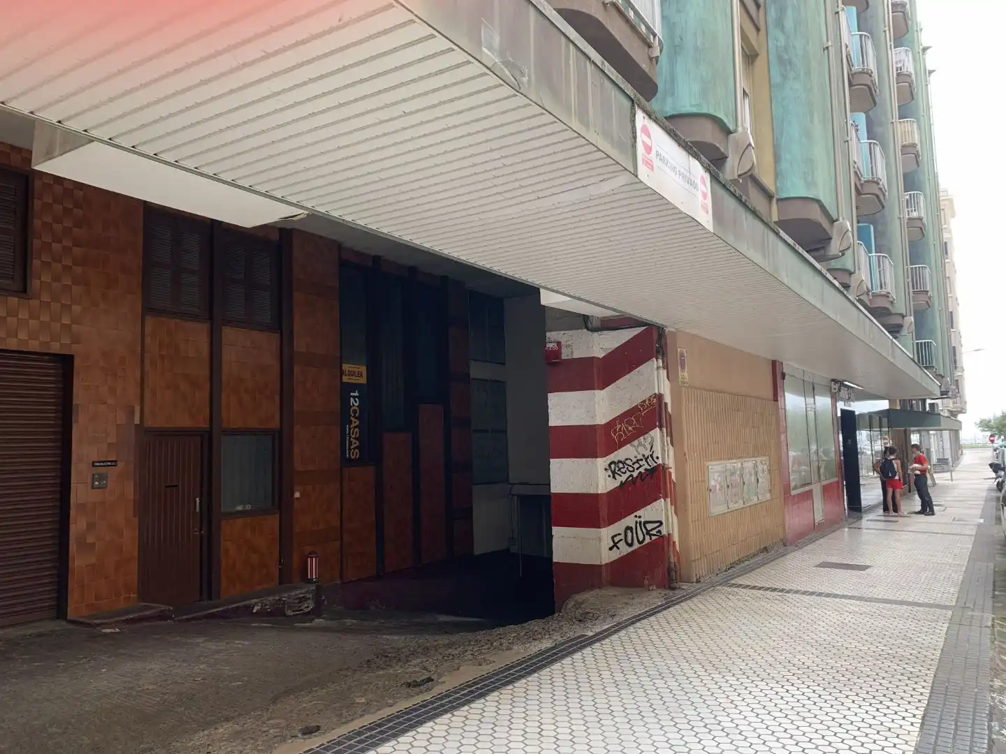 Vista exterior de Garaje de alquiler en Donostia - San Sebastián  con Alarma