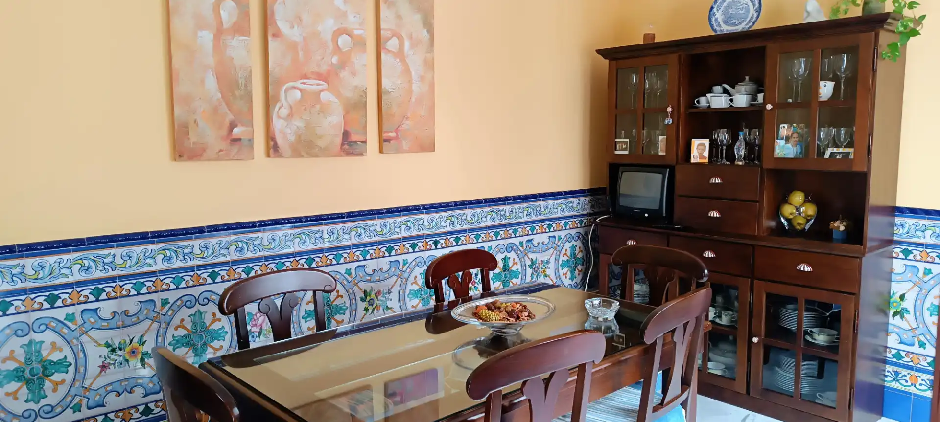 Dining room of Houses for sale in Mairena del Alcor  with Air Conditioner, Heating and Terrace