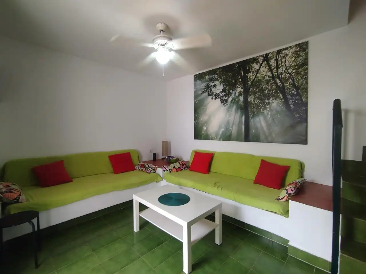 Sala de estar de Casa o chalet de alquiler en Sonnenland