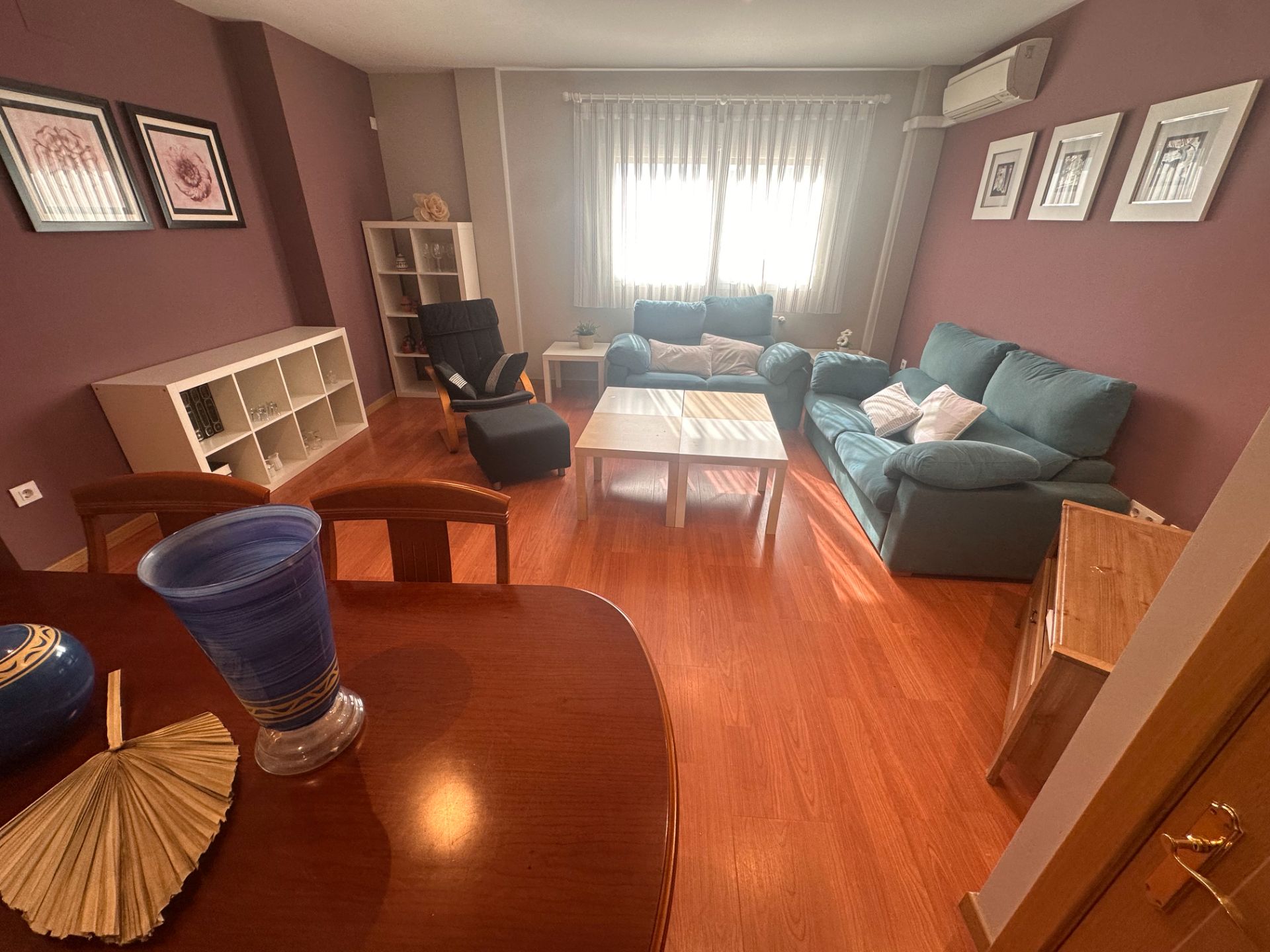 Living room of Flat to rent in Villar de Olalla  with Heating and Furnished